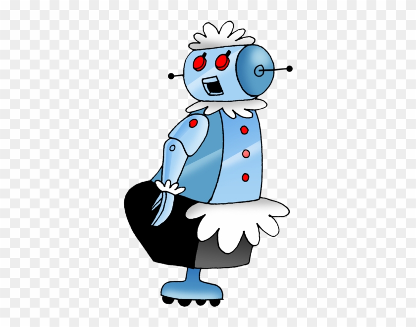Picture Black And White Stock Rhoda Robot Maid The - Robot Maid From The Jetsons #1355194