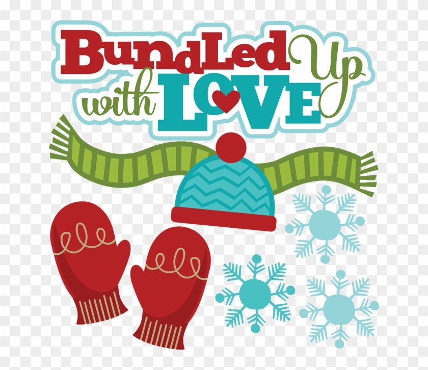 Bundled Up With Love Scrapbook Titles, Christmas Scrapbook, - Scrapbooking #1355305