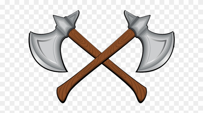 Jpg Free Stock Battle Clipart Double Axe - Viking Axe Clip Art #1355352