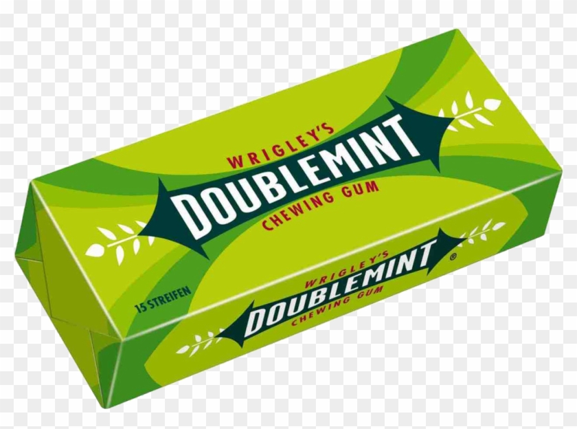 Chewing Gum Clipart Transparent Background - Wrigley's Doublemint Chewing Gum 15 Sticks #1355372