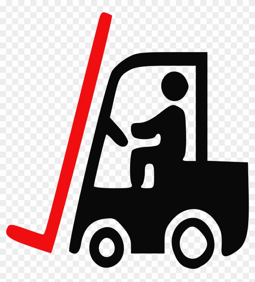 Big Image - Fork Lift In Use Sign #1355468