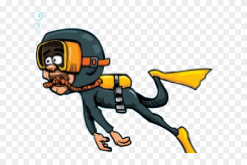 Diver Clipart Cartoon - Scuba Diver Cartoon Png #1355510