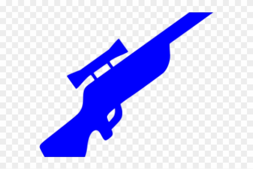 Snipers Clipart Blue - Sniper Rifle Logo Png #1355521