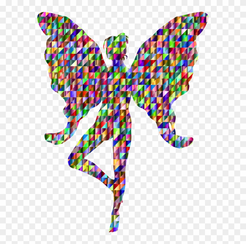 Computer Icons Fairy Symmetry Floppy Disk Human Resource - Prismatic Rainbow Butterfly Throw Blanket #1355527