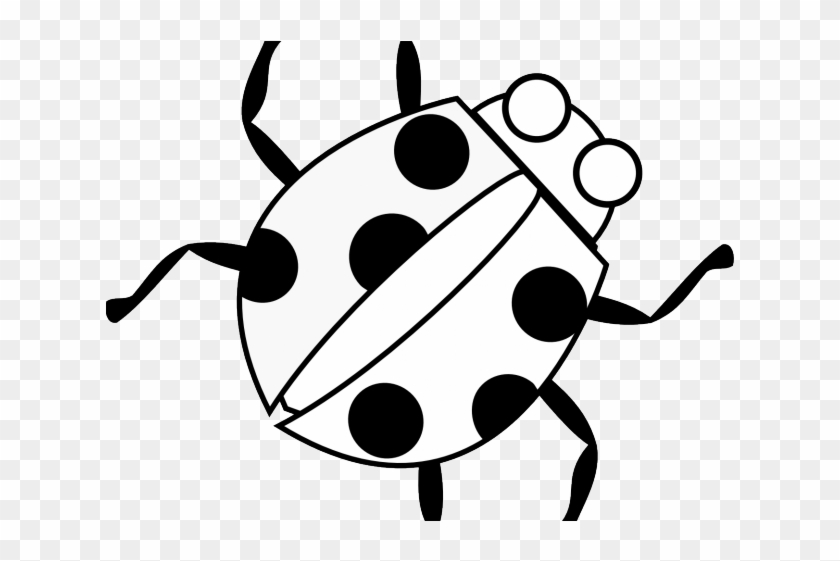 Squid Clipart Easy - Bug Cartoon Black And White #1355631
