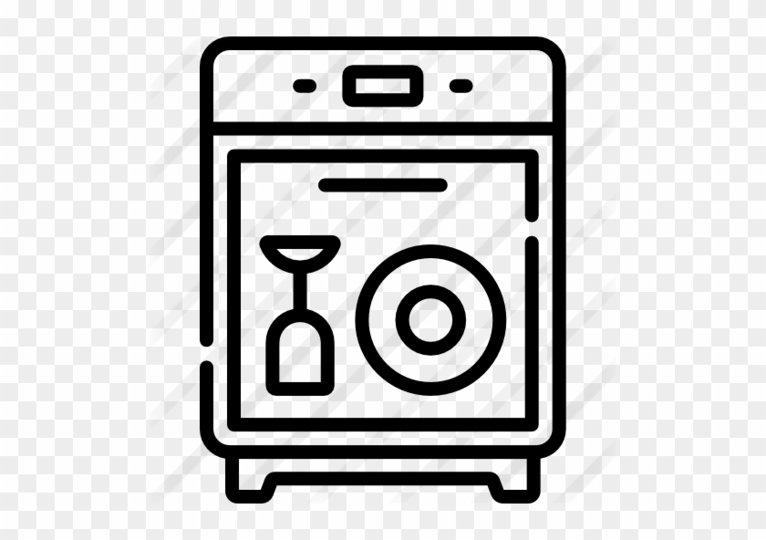 Dishwasher Free Icon - Rug Outline #1355747