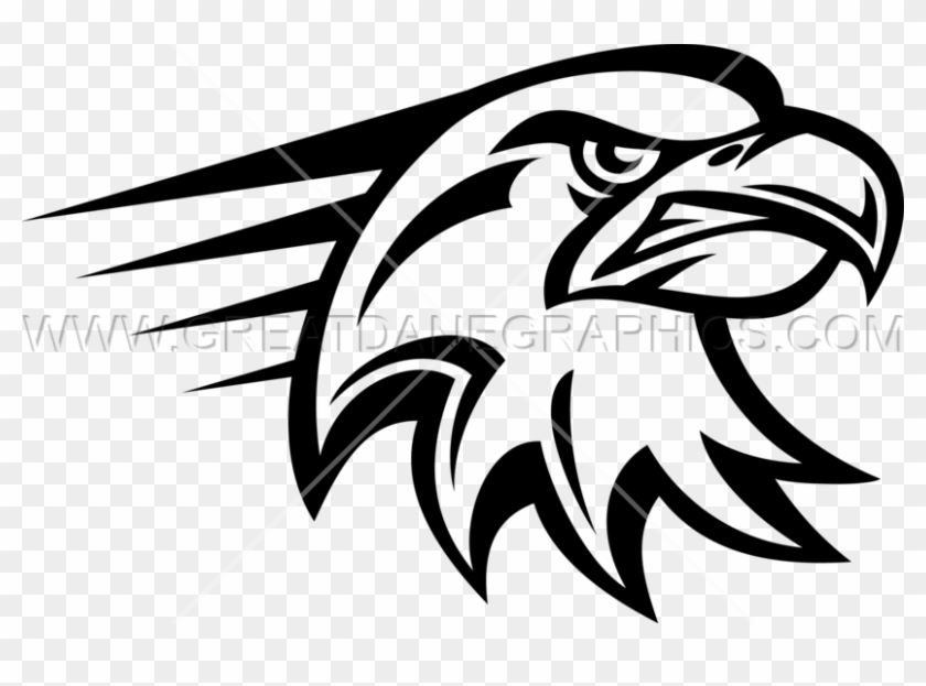 Eagle Head Vector Png - Black Eagle Head Png #1355800