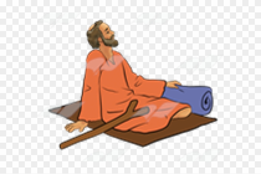 Man On A Mat Clipart #1355860