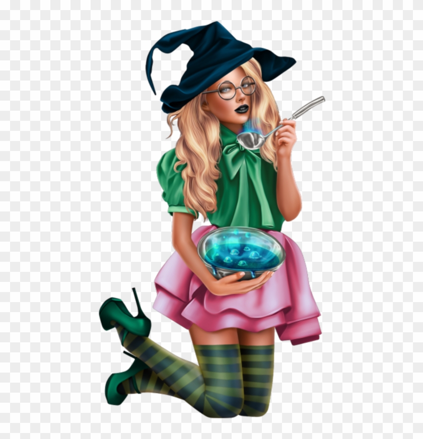 Tube Halloween Femme Halloween 1, Witch, Clip Art, - Halloween Femme Png #1355974