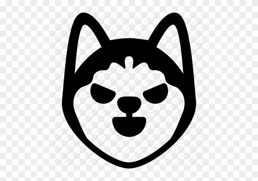 Husky Emoji Clipart Siberian Husky Clip Art - Dead Dog Icon #1356028