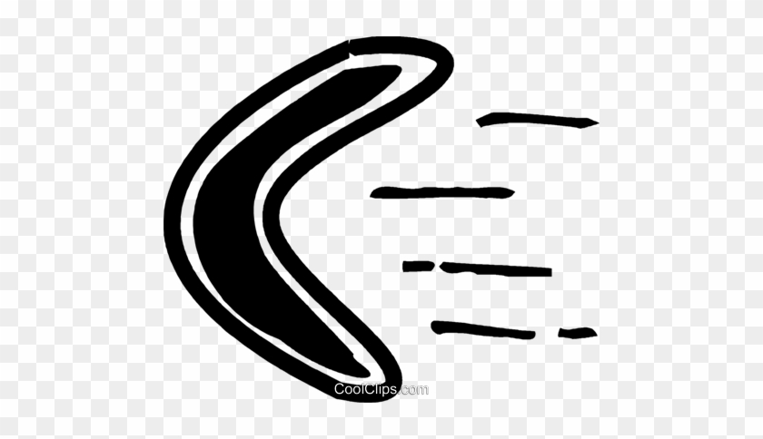 Boomerang Royalty Free Vector Clip Art Illustration - Boomerang Royalty Free Vector Clip Art Illustration #1356132