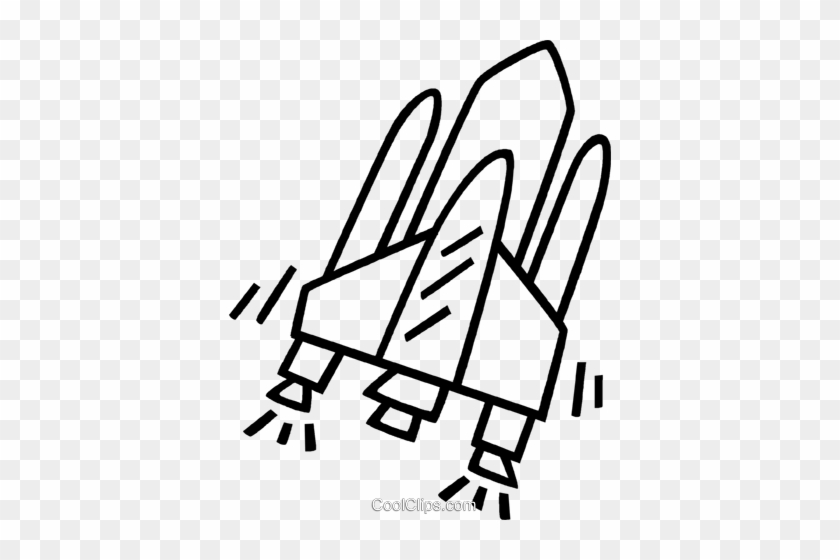 Space Shuttle Royalty Free Vector Clip Art Illustration - Space Shuttle Royalty Free Vector Clip Art Illustration #1356151