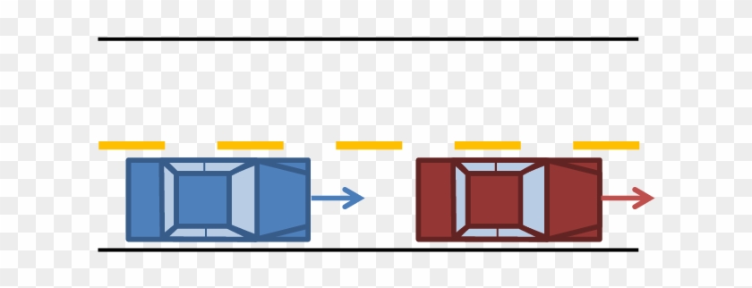 Central Rear-end Crash Of Two Vehicles Shown Schematically - Central Rear-end Crash Of Two Vehicles Shown Schematically #1356300