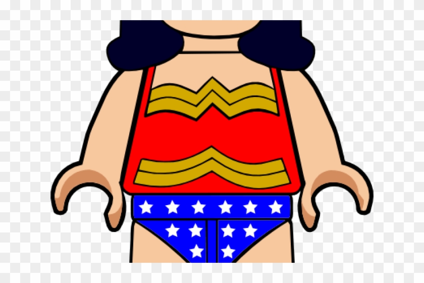 Wonder Woman Clipart Lego Birthday - Lego Wonder Woman Clipart #1356306