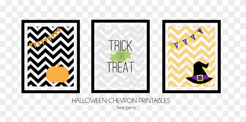 Chevron Halloween Printables - Chevron Halloween Printables #1356403