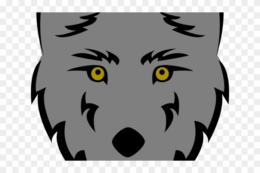 Game Of Thrones Clipart - Simple Wolf Head Drawing #1356489