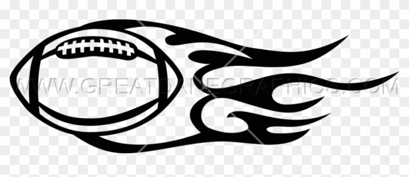 Vector Royalty Free Collection Of Black And White High - Flying Football Black And White #1356528