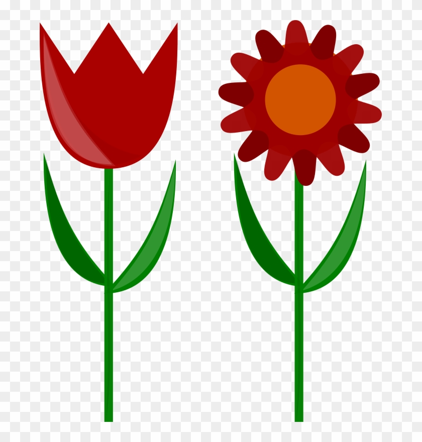 Drawing Flower Paper Computer Programming Sticker - Flowers With Stem Clipart #1356532