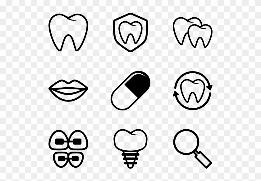 Dental Vector - Dental Icons Png #1356580