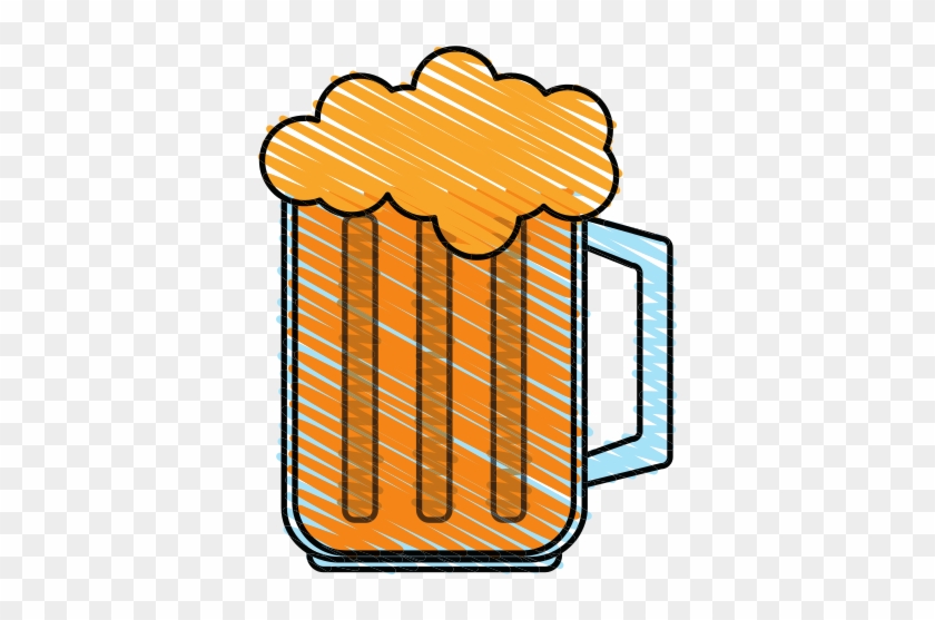 Beer Glass Foam Illustration - Beer Glass Foam Illustration #1356585