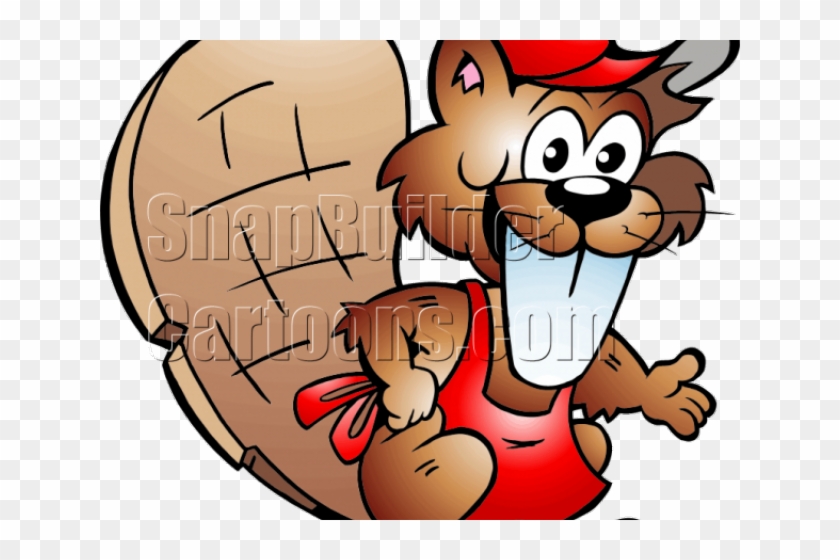 Drawn Buck Beaver - Buck Teeth Cartoon Characters #1356650