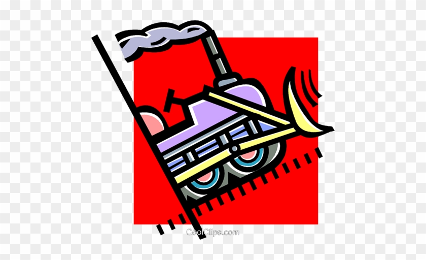 Bulldozer Royalty Free Vector Clip Art Illustration - Bulldozer Royalty Free Vector Clip Art Illustration #1356682