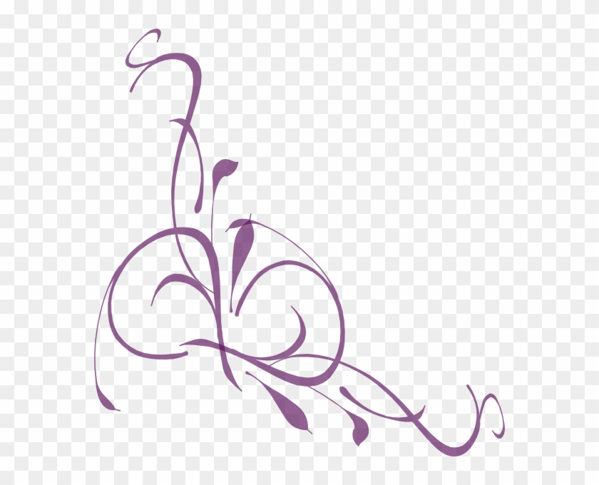 Swirl Clipart Lavender - Swirl Clipart Lavender #1356717