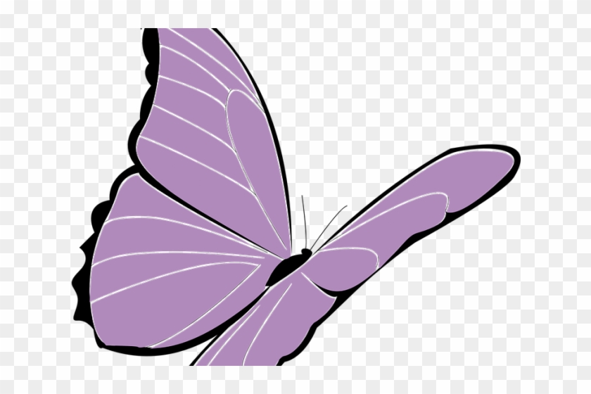 Lavender Clipart Butterfly - Lavender Clipart Butterfly #1356753