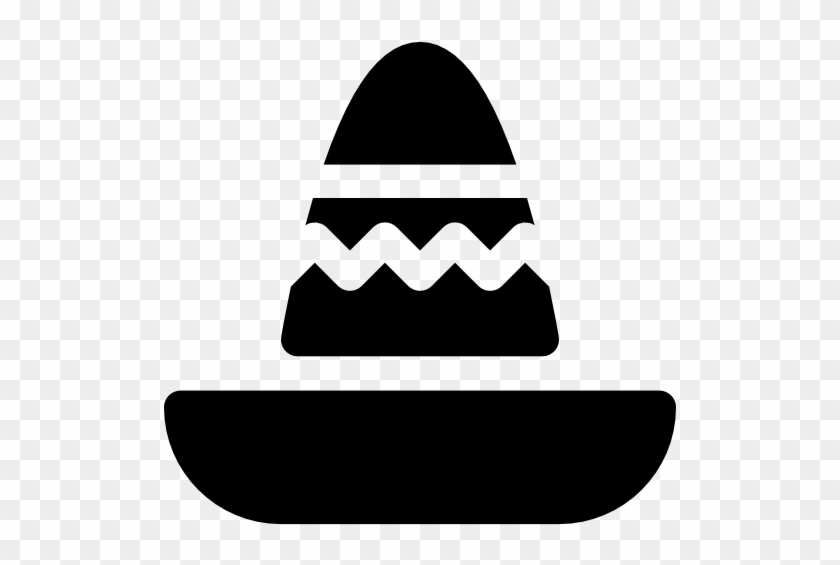 Mexican Hat Free Icon - Mexicano Icono Png #1356859