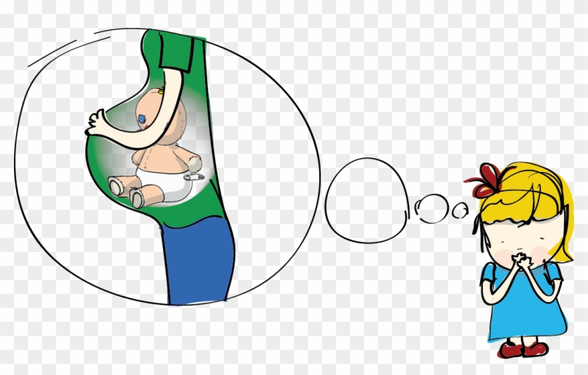 Edith's Mummy Has Got A Baby In Her Tummy - Cartoon - Free Transparent PNG  Clipart Images Download