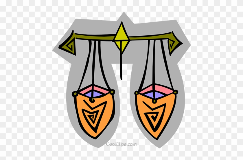 Primitive Scales Royalty Free Vector Clip Art Illustration - Primitive Scales Royalty Free Vector Clip Art Illustration #1356974