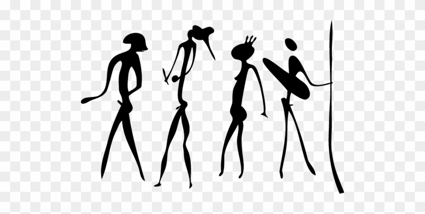 Primitive Figures Wall Stickers - Primitive Figures Wall Stickers #1357019