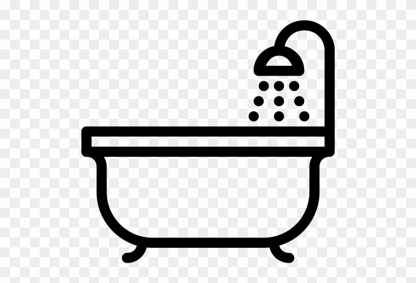 Shower And Tub, Shower Icon - Shower Icon #1357039