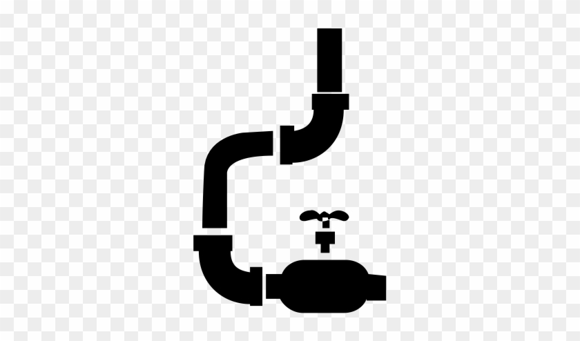 Gdst, Pipe, Plumber Icon - Plumbing Silhouette #1357047