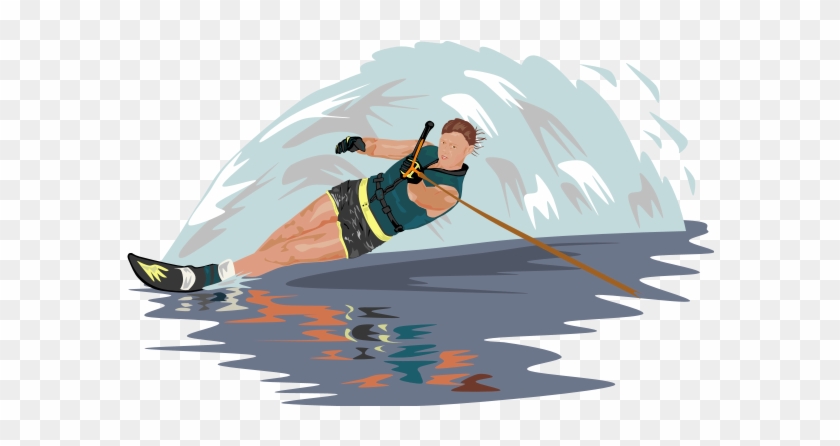 Water Skier Clipart Png - Water Skier Clipart Png #1357112