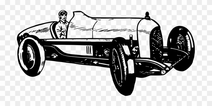 Vintage Car Wheel Auto Racing - Auto Racing #1357173