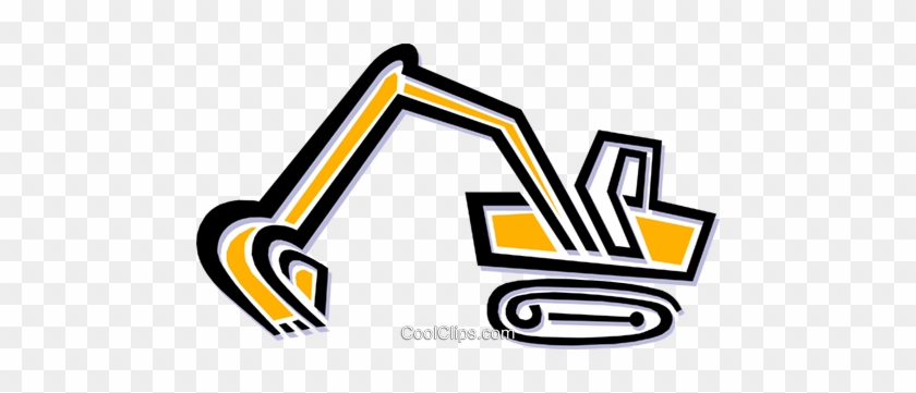 Industrial Equipment Royalty Free Vector Clip Art Illustration - Silueta Maquinaria Pesada #1357282