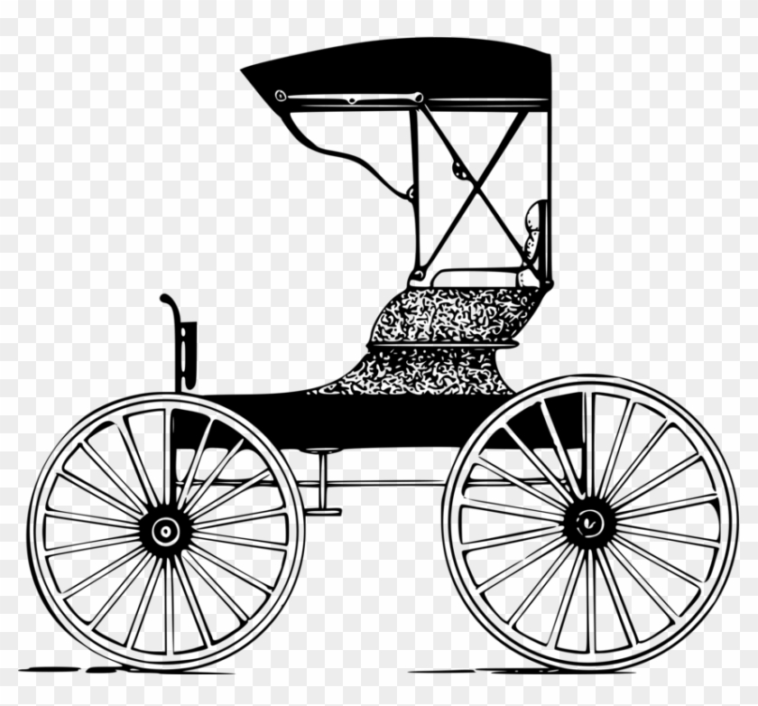 Drawing Carriage Horse And Buggy Computer Icons Horse-drawn - Carriage Clipart #1357314