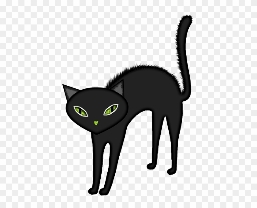 Halloween Black Cat Clip Art - Cat Yawns #1357444