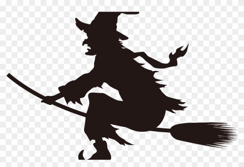 19 Halloween Witches Clip Art Freeuse Huge Freebie - Witch On A Broom Clip Art #1357452