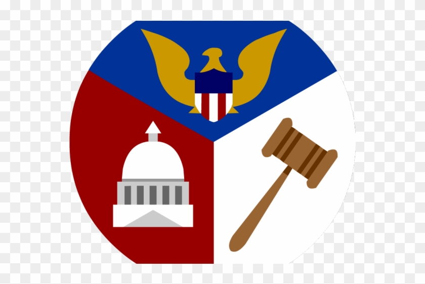 Politics Clipart Executive Branch - Three Branches Of Government Png #1357544