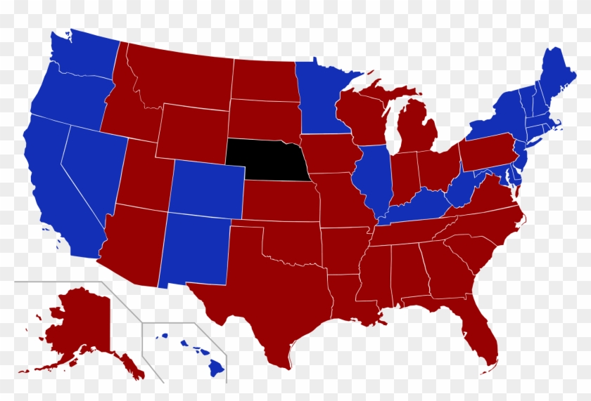 Political Party Strength In U - Senators By State #1357553