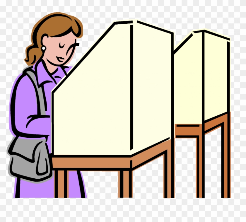 Vote Clipart To Download - Polling Booth Clip Art #1357641