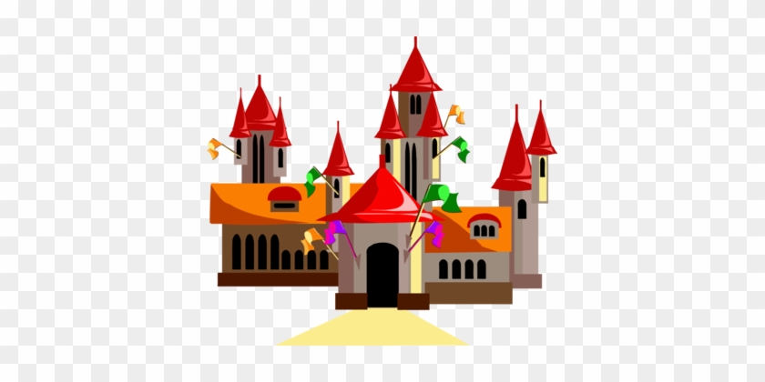 Castle Drawing Cartoon Fairy Tale - Fairytale Castles Clipart #1357642