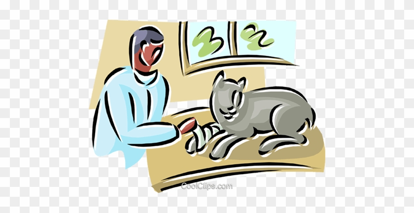 Veterinary Services Royalty Free Vector Clip Art Illustration - Cartoon #1357728