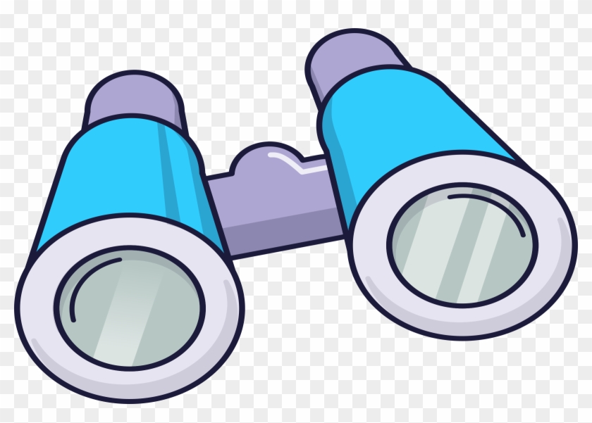 Cartoon Binoculars Purple User Medium - Clip Art Binoculars Cartoon #1357858