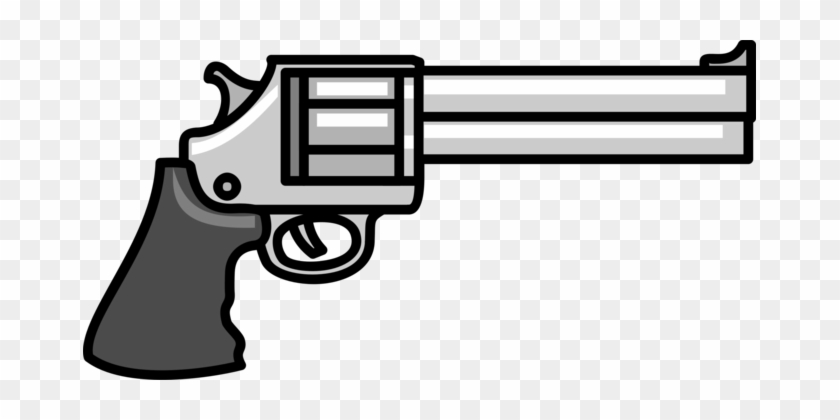 Revolver Pistol Firearm Handgun Clip - Revolver Clipart #1357869