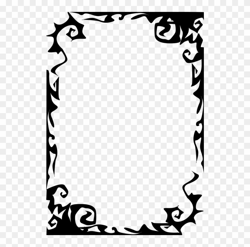 Picture Frames Borders And Frames Decorative Arts Molding - Spooky Picture Frames Png #1358055