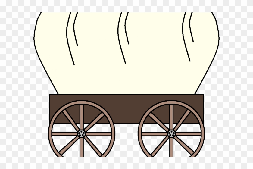 Wheel Clipart Wagon Wheel - Oregon Trail Wagon Clip Art #1358133