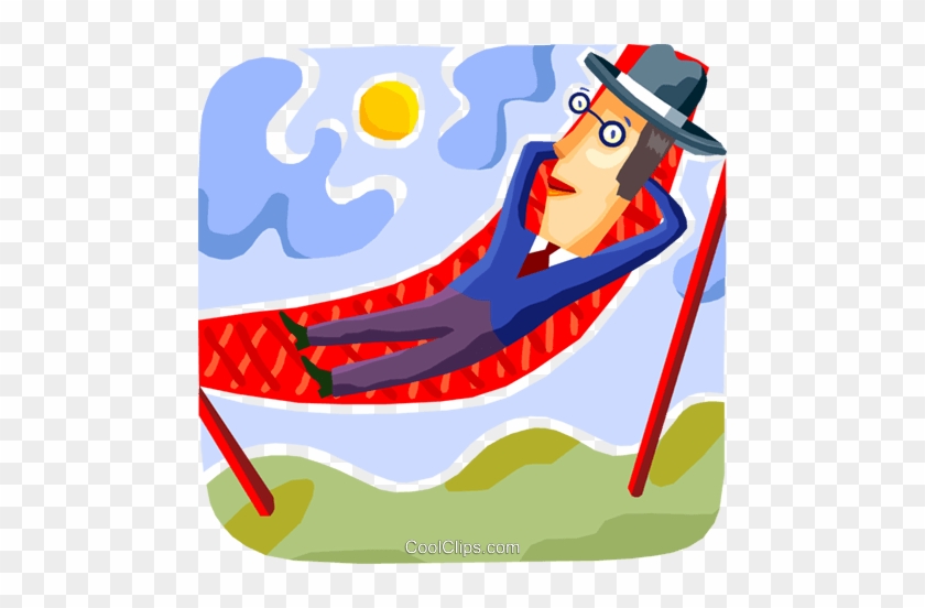 Relaxing At The Beach Royalty Free Vector Clip Art - Illustration #1358148